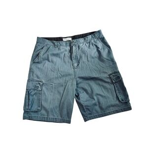 Plugg Company Cargo High Rise Men's Charcoal Grey Shorts 30 Blokecore‎